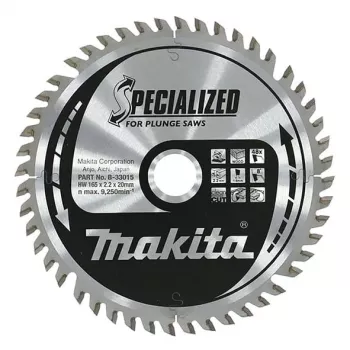 Makita B-33015 Kreissägeblatt 165mm 24T TCT für Holz