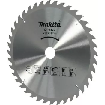 Makita D-77322 Efficut Kreissägeblatt 165mm x 20mm Bohrung, 56Z TCT, Feinschnitt Holz
