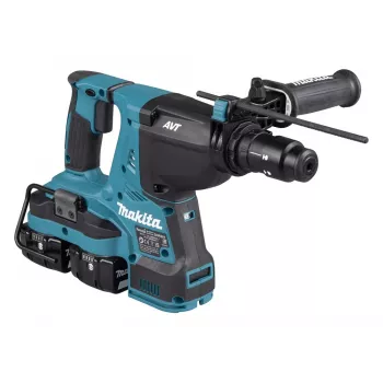 Makita DHR281PT2J 36V (2x18V) Bürstenloser SDS-Plus Bohrhammer-Set mit 2x5,0Ah Akkus, Doppelladegerät & Makpac-Koffer