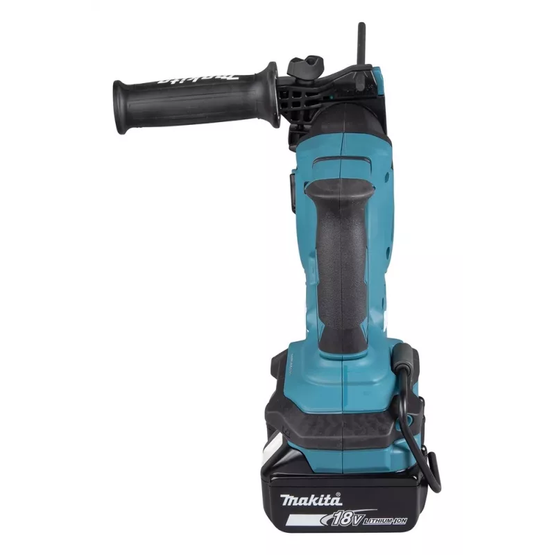Makita DHR281PT2J 36V (2x18V) Bürstenloser SDS-Plus Bohrhammer-Set mit 2x5,0Ah Akkus, Doppelladegerät & Makpac-Koffer