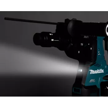 Makita DHR281PT2J 36V (2x18V) Bürstenloser SDS-Plus Bohrhammer-Set mit 2x5,0Ah Akkus, Doppelladegerät & Makpac-Koffer