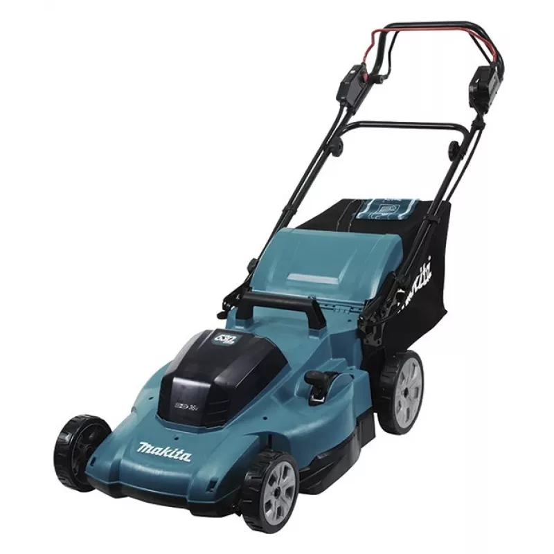 MAKITA DLM539CT2 36V (2x18V) LXT Bürstenloser Selbstfahrender Rasenmäher 53cm mit 2x5,0Ah Akkus und Ladegerät