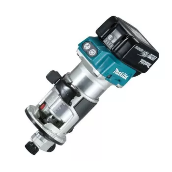 Makita DRT50RTJX2 Akku-Bürstenfräse mit 2 Akkus und Ladegerät