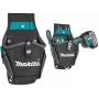 Makita E-15154 Ultimate Series Bohrholster, Schwerlast 1680D Polyester, Schwarz mit blauen Akzenten, Universalpassform für Akkubohrschrauber und Schlagschrauber