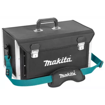 MAKITA E-15394 Offene Tragetasche für Werkzeug 50/25, 20 Taschen, 15 kg Belastung, Schwarz/Blau