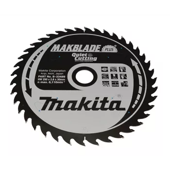 MAKITA MAKBLADE PLUS Kreissägeblatt 250x30x40T Holz