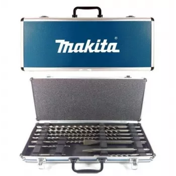 MAKITA SDS-Plus Bohrer- und Meißelset 10-teilig Aluminiumkoffer D-42385
