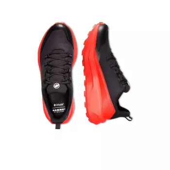 Mammut Aenergy Hike Low Goretex Herren Wanderschuhe Black-Mammut Red