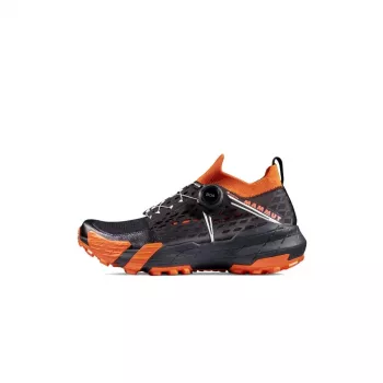 Mammut Aenergy TR BOA® Mid GTX Herren-Wanderschuhe Black-Dark Tangerine
