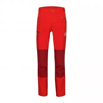 Mammut Courmayeur SO Herren Softshellhose Rot-Dunkelrot