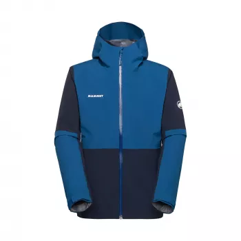 Mammut Linard Guide HS Hooded Jacket Herren Marine/Tschiel Größe L