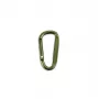 MAMMUT Origin Outdoors Zubehör-Karabiner - D-förmig, Aluminium, Federbügel, Silber/Grau