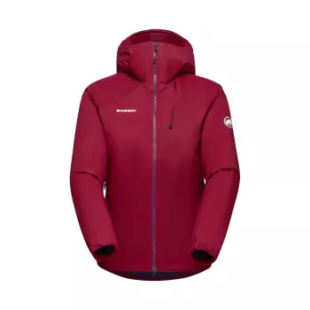 Mammut Rime IN Flex Hooded Damen Isolationsjacke Blood Red