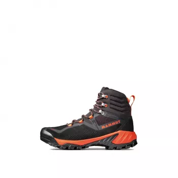 Mammut Sapuen High GTX Herren Trekkingstiefel - Schwarz/Hot Red, Größe 47,5