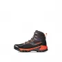 Mammut Sapuen High GTX Herren Trekkingstiefel - Schwarz/Hot Red, Größe 47,5