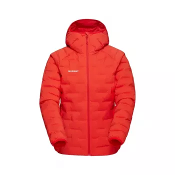 Mammut Sender IN Hooded Jacket Damen Isolationsjacke - Mammut Red, Größe L