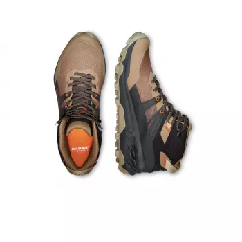 Mammut Sertig II Mid Gore-Tex Herren-Wanderschuhe Black-Dark Sand