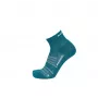 Mammut Trail Running Targeted Cushion Quarter Socken – Tiefes Petrol/Weiß (Unisex, EU 44-46)