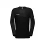 Mammut Tree Wool FL LS Herren Langarm-T-Shirt Schwarz