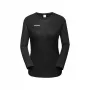 Mammut Tree Wool FL LS Damen Longsleeve Shirt Schwarz