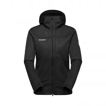 Mammut Ultimate VIII SO Hooded Jacket Damen Softshelljacke Schwarz