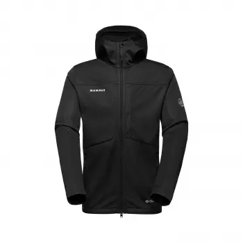 Mammut Ultimate VIII SO Hooded Herren Softshelljacke Schwarz