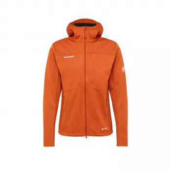 Mammut Ultimate VIII SO Hooded Herren Softshelljacke – GORE-TEX Infinium Windstopper, Autumn Larice