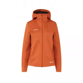Mammut Ultimate VIII SO Hooded Damen Softshelljacke Autumn Larice