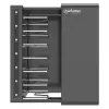 Manhattan 16-Fach USB-C Laptop-Ladeschrank, 65W pro Port, abschließbarer Stahlwagen, UK- und EU-Stecker