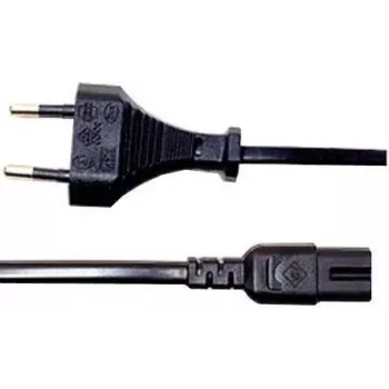 Manhattan 339100 AC-Stromkabel Eurostecker auf IEC C7 1,8 m Schwarz
