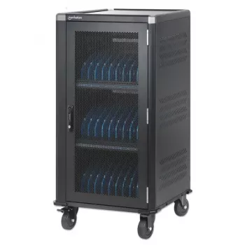 MANHATTAN Charging Cabinet für 30 Laptops 30x USB-C 65W Power Delivery