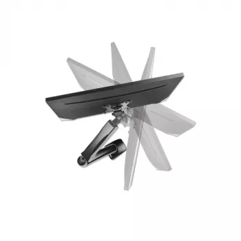MANHATTAN Halterung für 1 Monitor Gasdruck Aluminium 17-32 Zoll