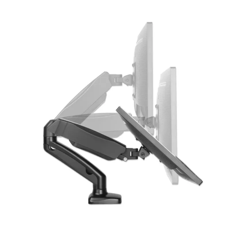 MANHATTAN Halterung für 1 Monitor Gasdruck Aluminium 17-32 Zoll