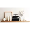Manta RDI918B Tragbarer CD-Player mit FM-Radio, MP3-Wiedergabe, USB- und AUX-Eingang, Schwarz
