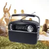 Manta RDI918B Tragbarer CD-Player mit FM-Radio, MP3-Wiedergabe, USB- und AUX-Eingang, Schwarz