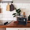 Manta RDI918B Tragbarer CD-Player mit FM-Radio, MP3-Wiedergabe, USB- und AUX-Eingang, Schwarz