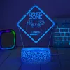 Manta SNL123RGB LED-Lampe Licht Dekoration Game 3 RGB 3D