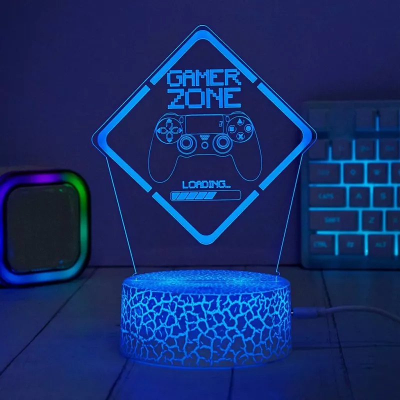 Manta SNL123RGB LED-Lampe Licht Dekoration Game 3 RGB 3D