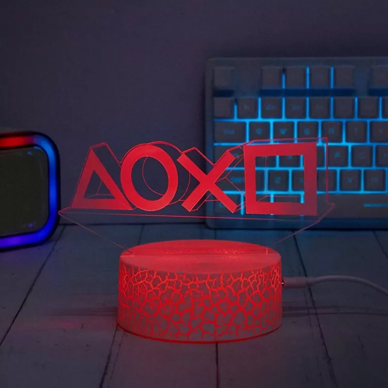 Manta SNL123RGB LED-Lampe Licht Dekoration Game 3 RGB 3D