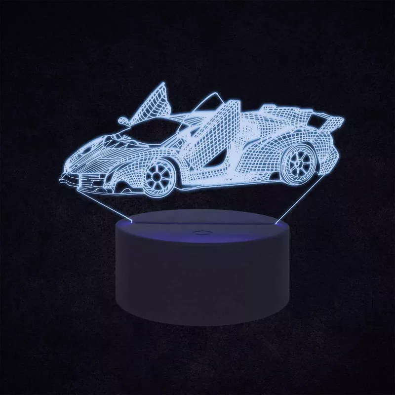 Manta SNL64RGB LED-Lampe Licht Dekoration Auto 3D RGB