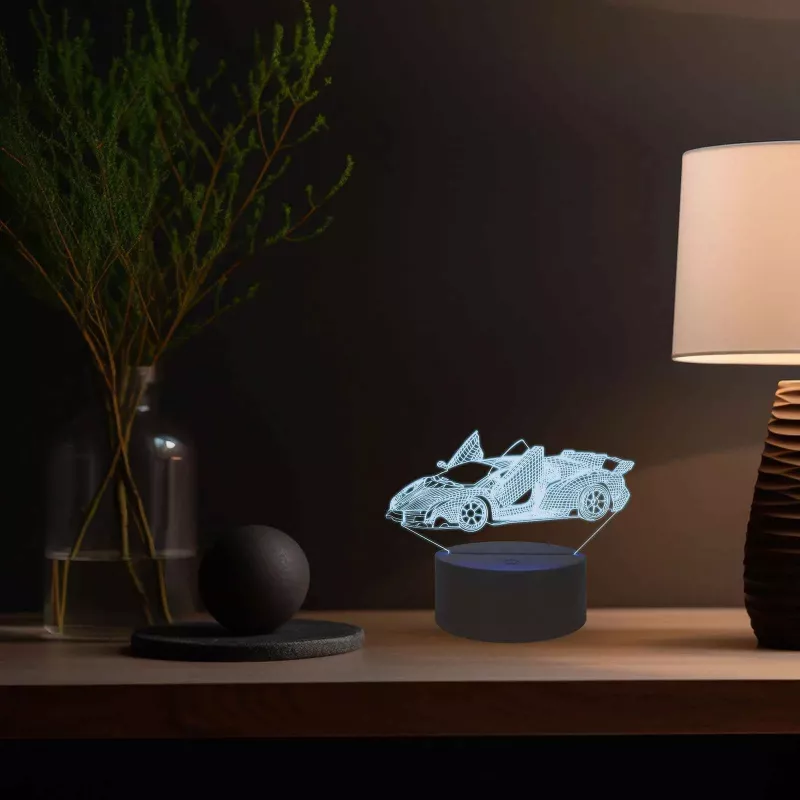 Manta SNL64RGB LED-Lampe Licht Dekoration Auto 3D RGB