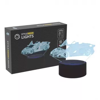 Manta SNL64RGB LED-Lampe Licht Dekoration Auto 3D RGB