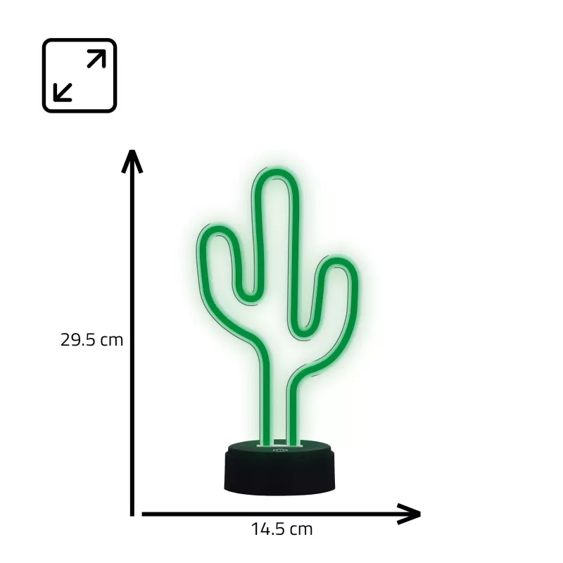 Manta SNL82GN LED Nachtlicht Kaktus Dekorative Lampe Grün