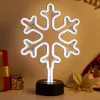Manta SNL84WH LED Schneeflocken-Deko-Leuchte, Kaltweiß, batteriebetrieben, hängend, Kunststoff, Weiß, 200 mm