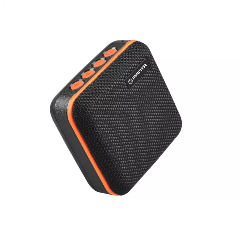 Manta SPK01GO Tragbarer Bluetooth-Lautsprecher Gold