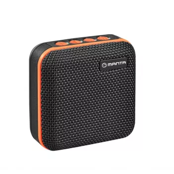 Manta SPK01GO Tragbarer Bluetooth-Lautsprecher Gold