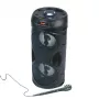 Manta SPK815 tragbarer Bluetooth-Party-Lautsprecher mit Karaoke, 30W RMS, Disco-LED, FM-Radio, USB/SD/AUX