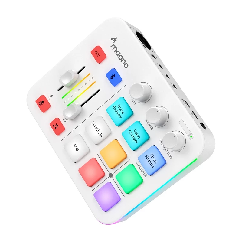 Maono G1 Neo USB-C Audio Interface Soundkarte - Weiß