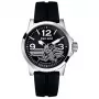 MARC ECKO E08503G1 Herren Edelstahl Quarz Uhr 43mm schwarzes Zifferblatt