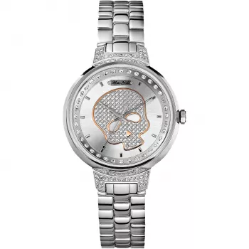 MARC ECKO E16566L1 Unisex Quarzuhr 36mm Edelstahl Silberfarben